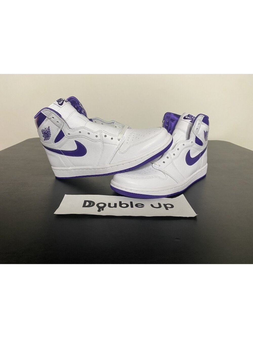 Nike Air Jordan 1 High Court Purple White Og Women 9 Men 7.5